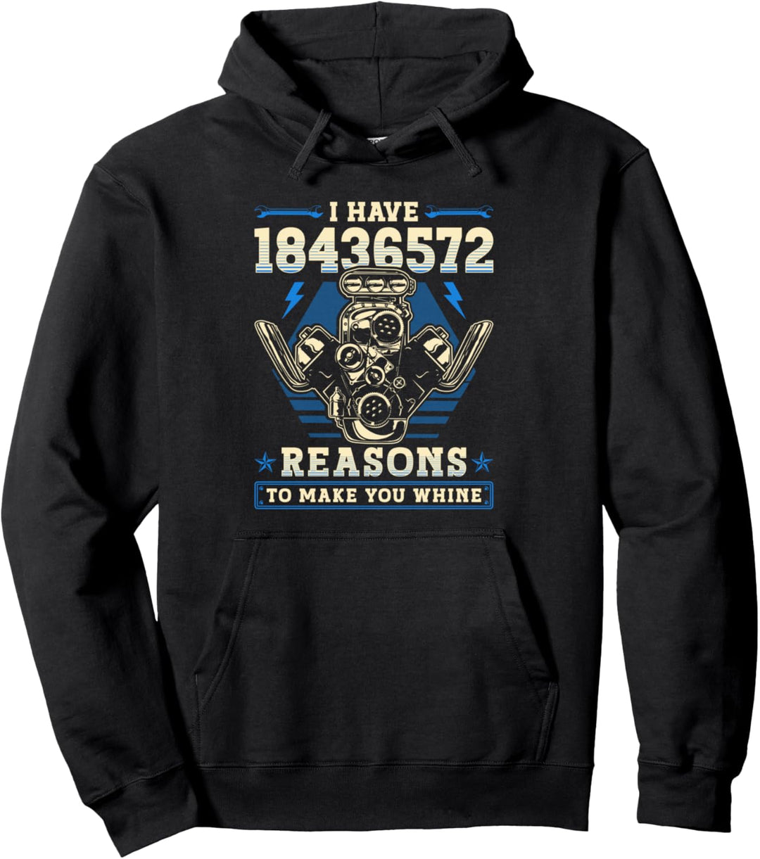 Funny V8 Motor 18436572 Pullover Hoodie