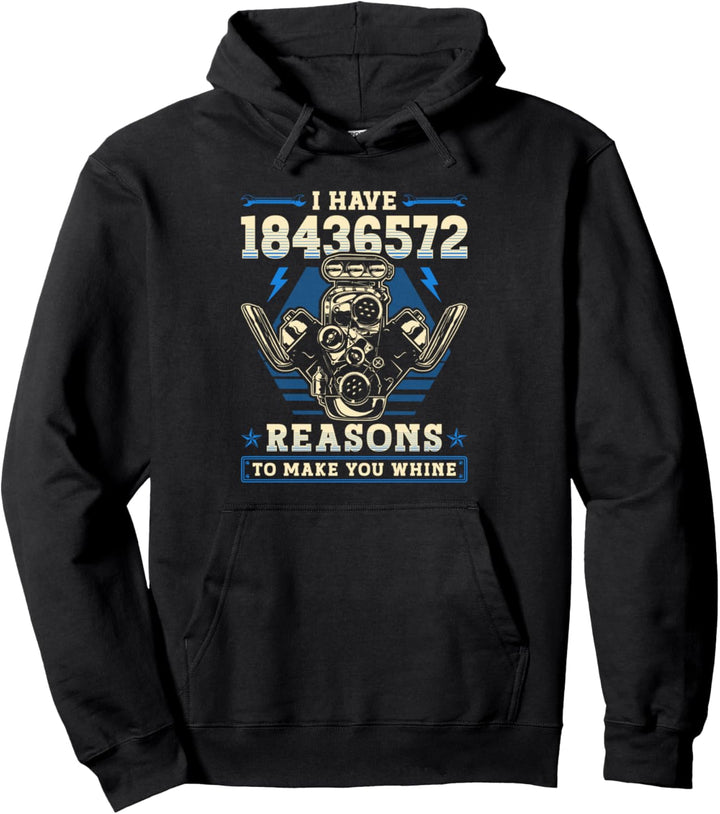 Funny V8 Motor 18436572 Pullover Hoodie