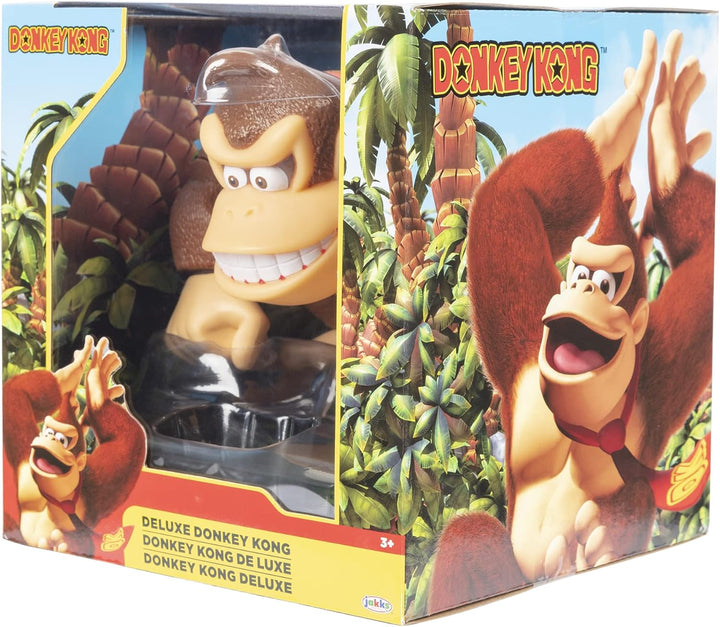 Nintendo SUPER MARIO 6" / 15 cm grosse Donkey Kong Actionfigur mit beweglichen Funktionen, ideal zum