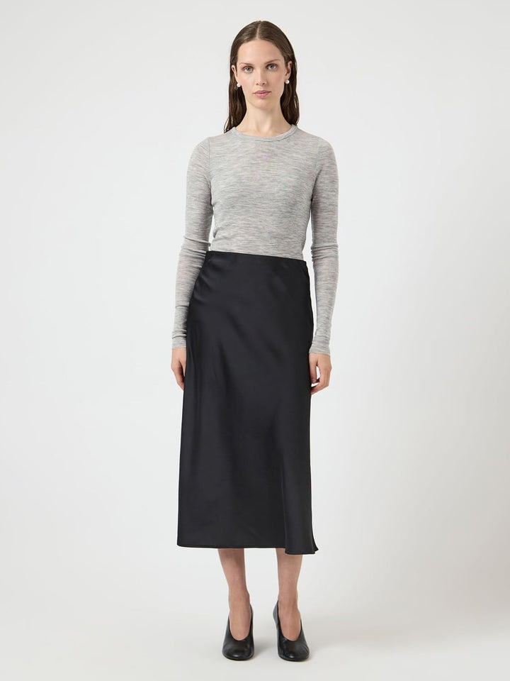 YAS Damen Yaspella Hw Midi Skirt S. Noos Rock XS Schwarz, XS Schwarz