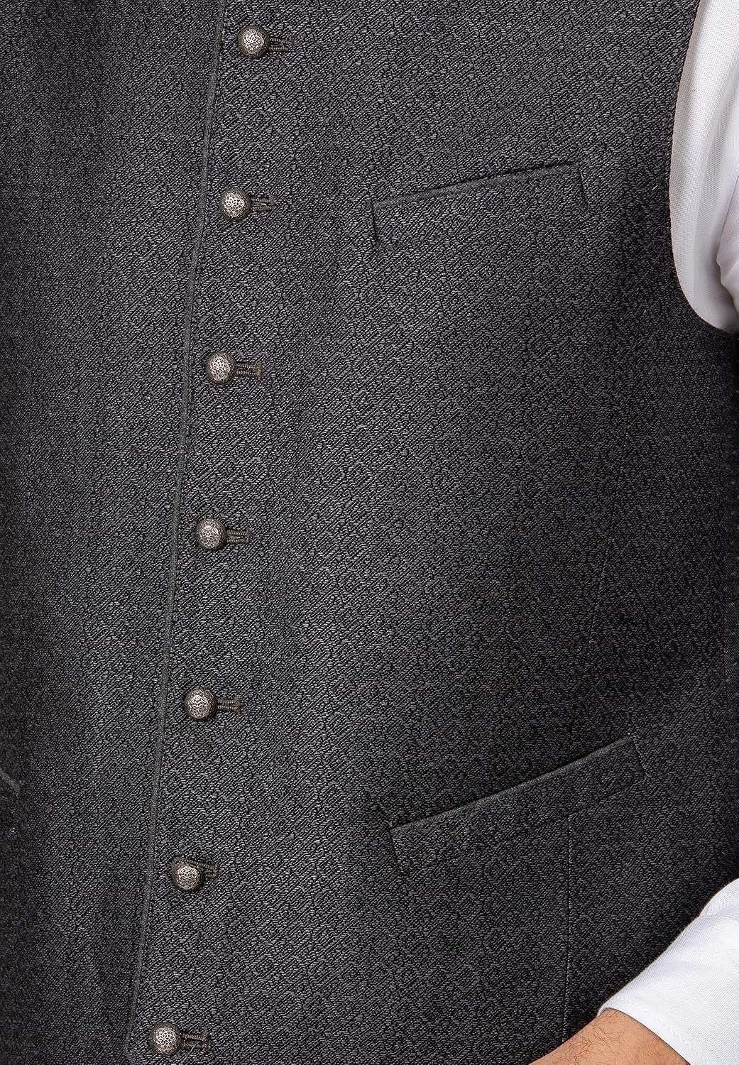 Stockerpoint Herren Pino Trachtenweste 48 Grau, 48 Grau