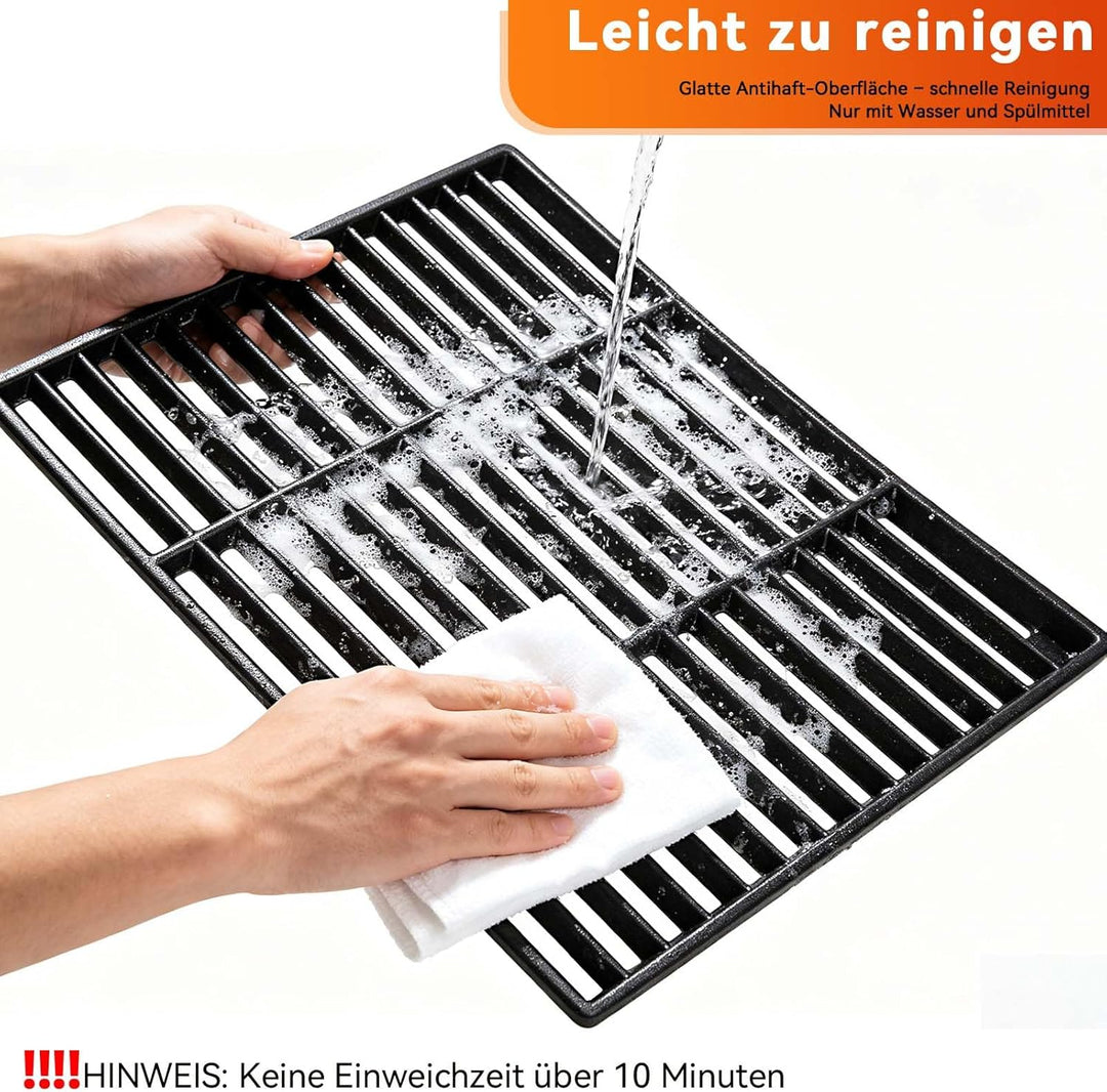 Gusseisen Grillroste für Rösle Videro G4-S, 45 x 70 cm Grillrost Ersatzteile für Enders Kansas Pro 4