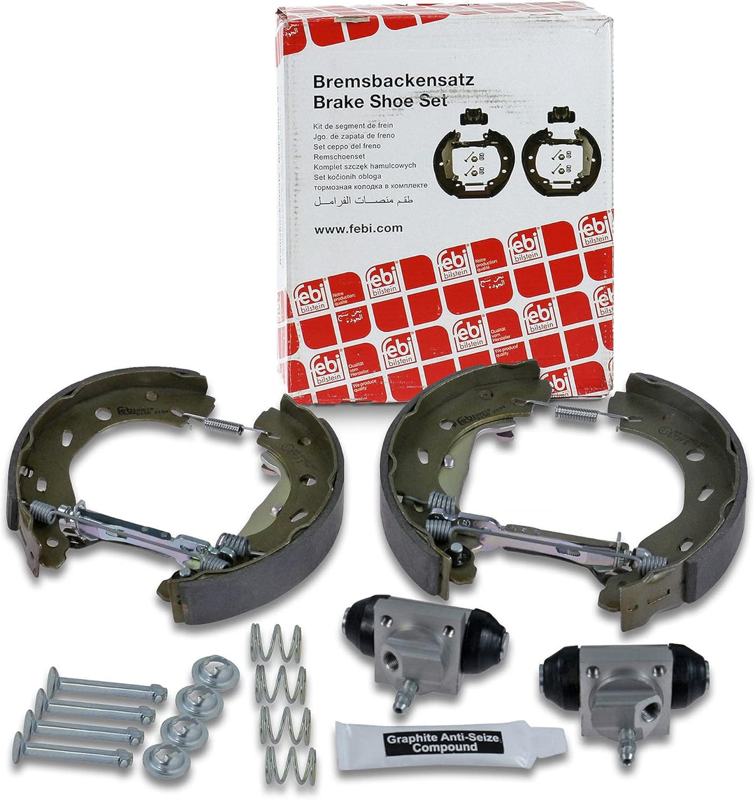 febi bilstein 38619 Bremsbackensatz mit Anbaumaterial , 1 Stück