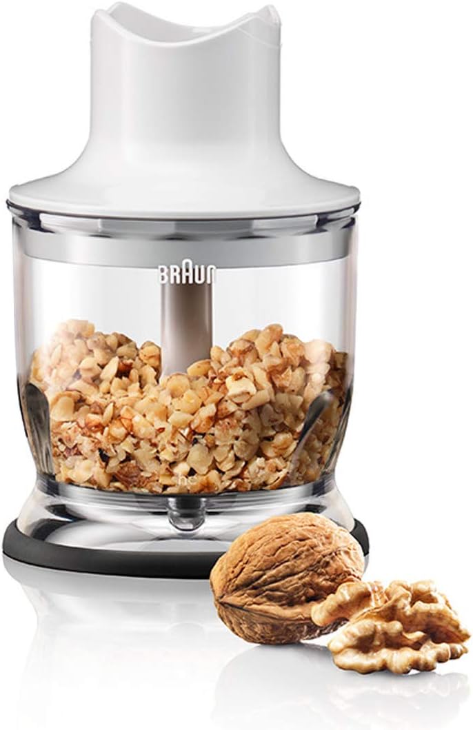 Braun Household Minipimer 3 MQ3045 Aperitive, Edelstahl, 1.25 liters, Bianco/Blu Stabmixer, MQ3045 A