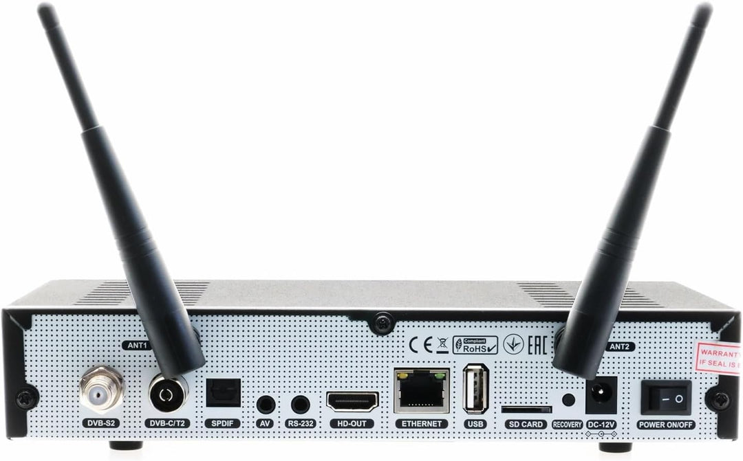 Octagon SF8008 UHD 4K Combo Receiver, Sat- Kabel- & DVB-T2 Receiver, E2 Linux & Define OS, DVB-S2X &