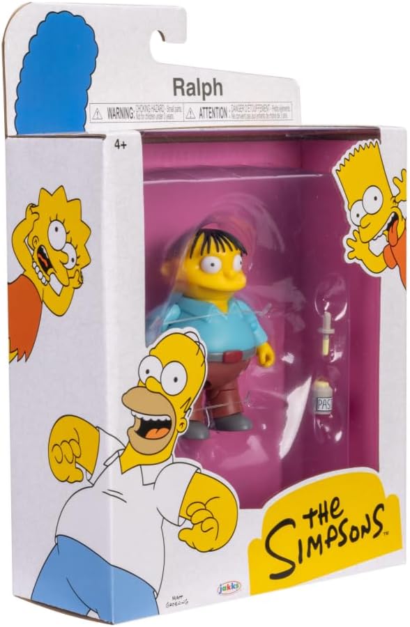 The Simpsons 12,7 cm Ralph Wiggum mit Pastenglas