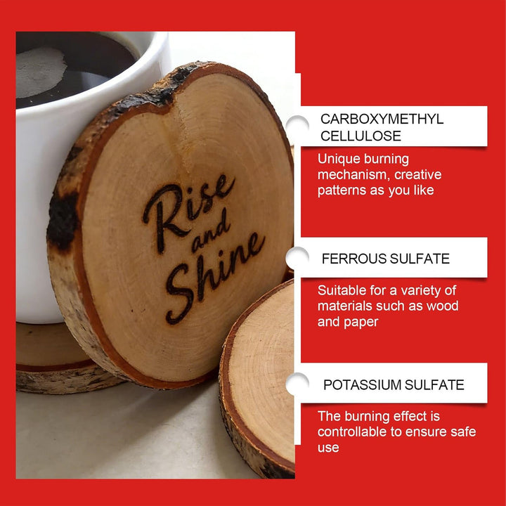 Farbe Für Die Holzbrennkunst,100 Gramm Präzisions Gel Für Holz Brenn Werkzeuge | Brandpaste Für Holz
