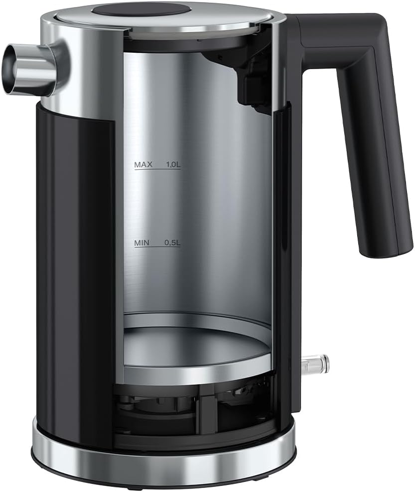 Edelstahl Wasserkocher WK 402 Schwarz /