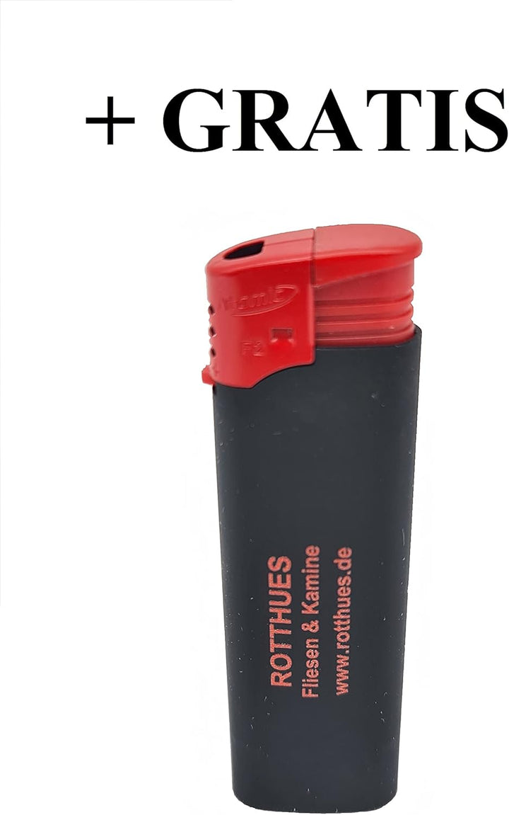 Leda Ascherost 30x24cm + 1 Stück gratis Rotthues Feuerzeug, 30x24cm