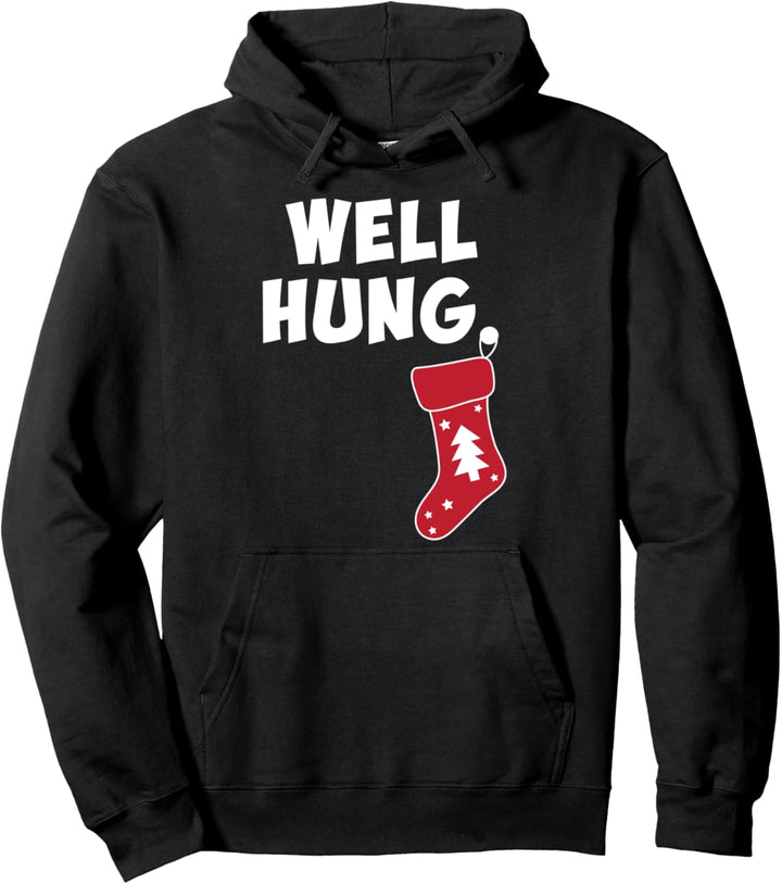 Lustiger schmutziger Weihnachtsstrumpf gut aufgehängt Pullover Hoodie