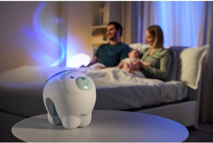 Chicco First Dreams Eisbär Projektor, 2in1 Wiege und Bett Projektor, Kinder Nachtlicht, Aurora Borea