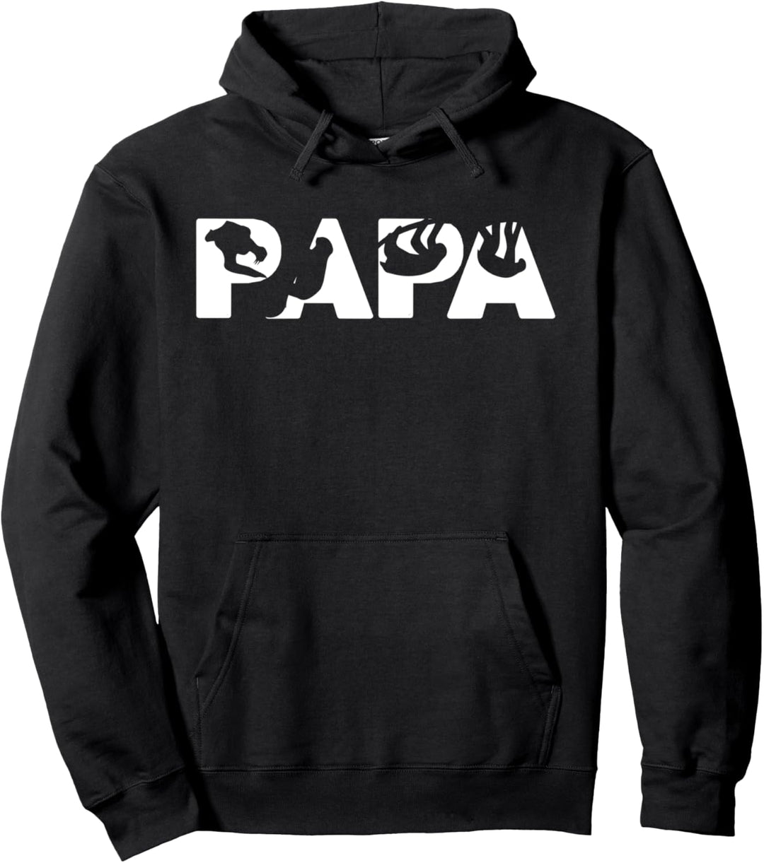 Faultier Papa, lustiges Papa Faultier Vatertagsgeschenk Pullover Hoodie
