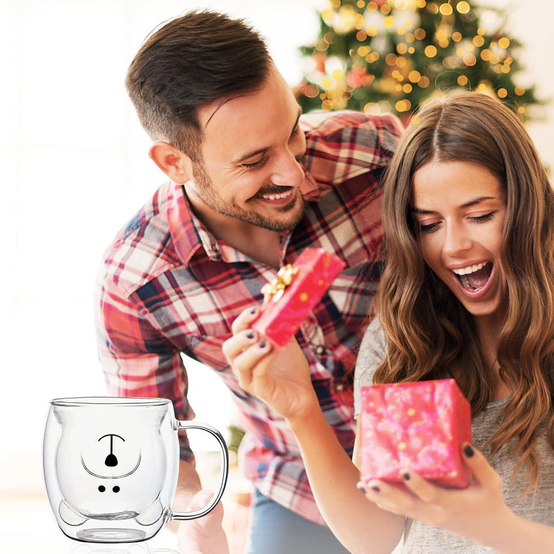 SHENDONG Süsse Bärenbecher Süsse Tassen Bär Tee Kaffeetasse mit Griff 8.5oz Milchtasse für persönlic