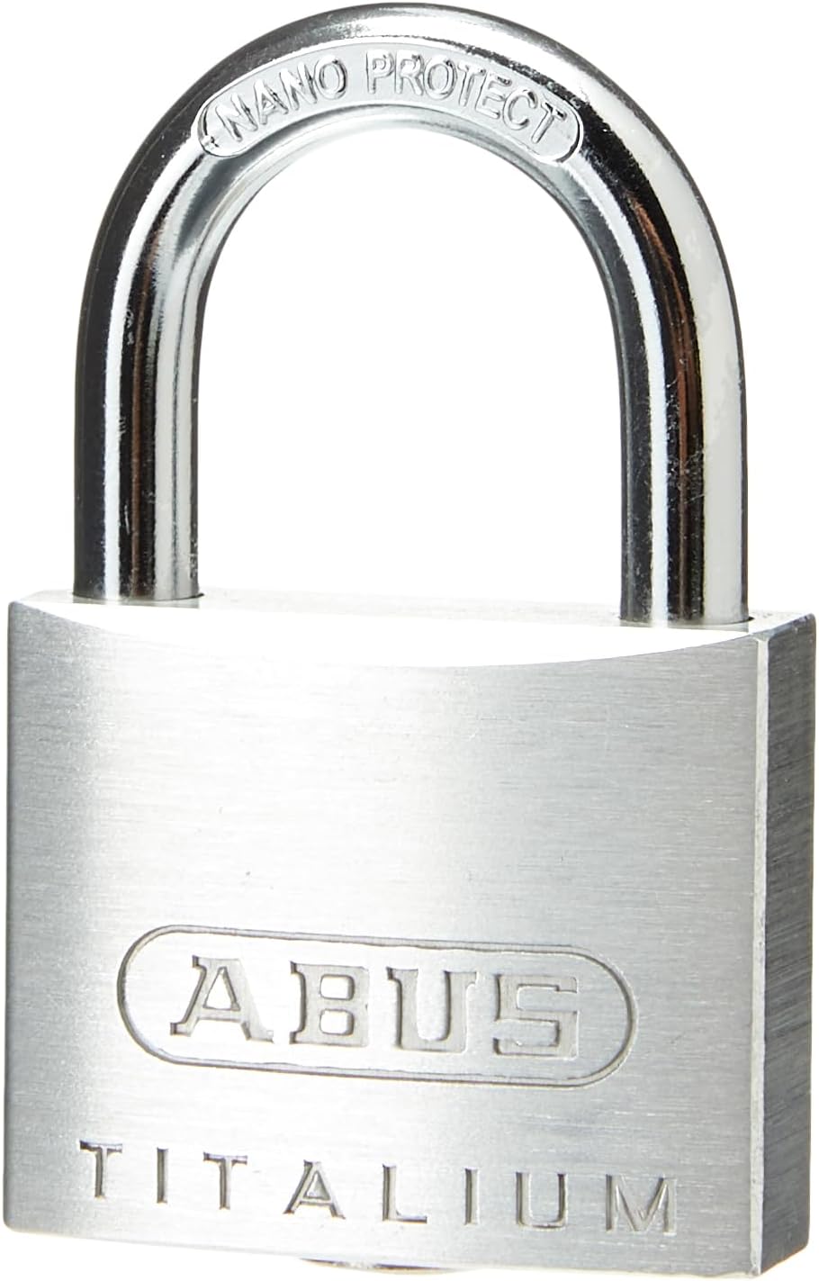 ABUS Vorhängeschloss Titalium 64TI/40 - Kellerschloss mit Schlosskörper aus Spezial-Aluminium - gehä