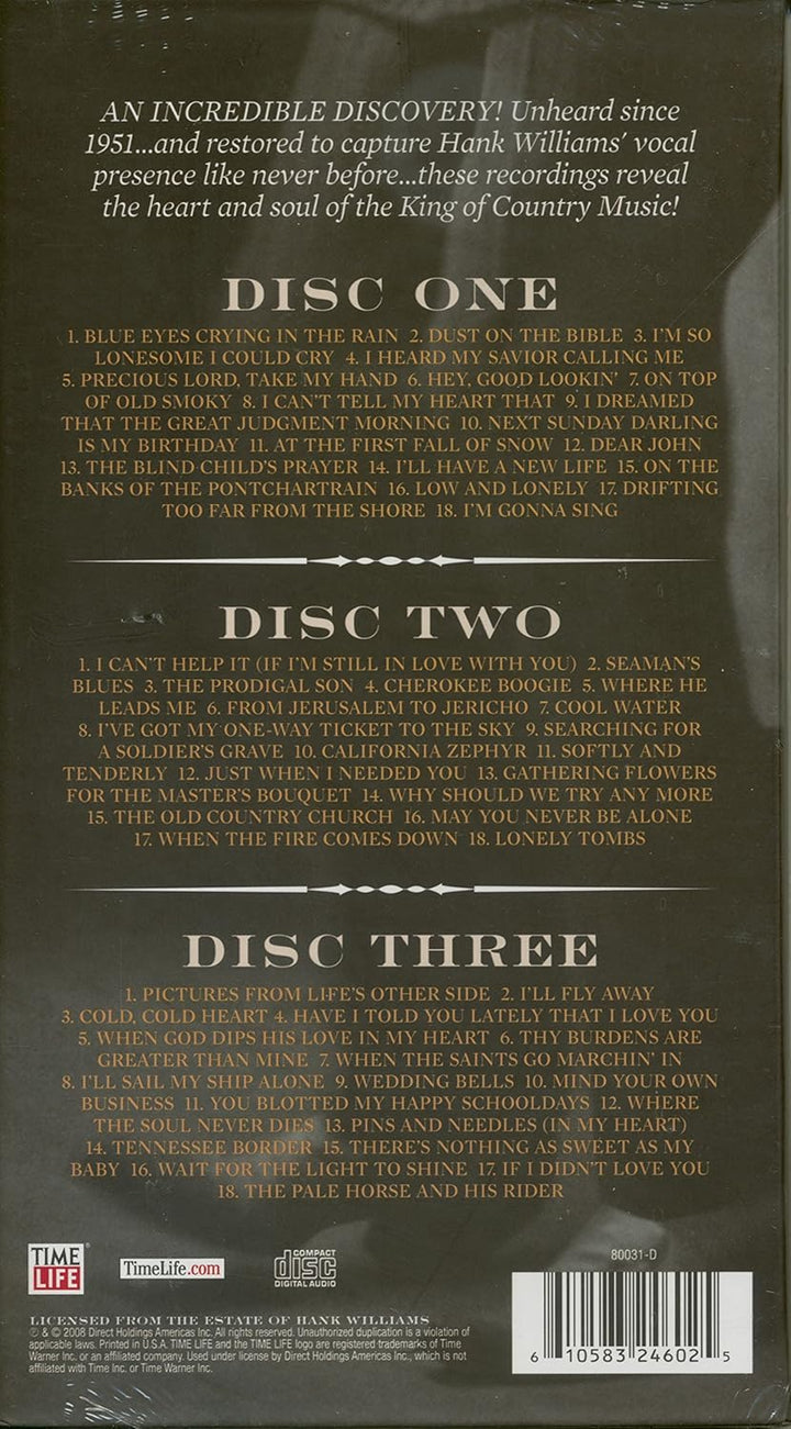 The Unreleased Recordings, Audio-CD