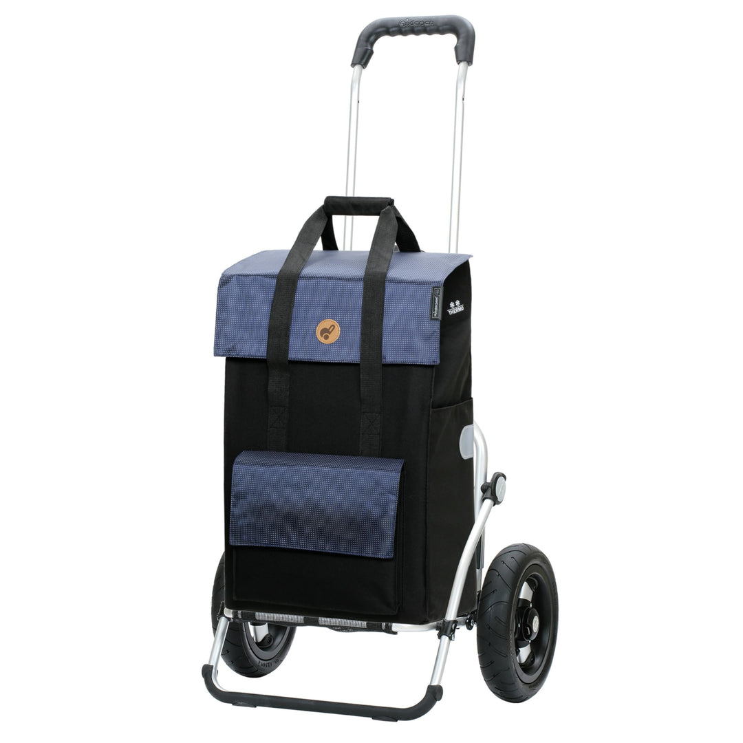 Andersen Shopper Royal Alu klappbar mit Luftreifen Ø 25 cm und 43 Liter Tasche Vektor mit Kühlfach b