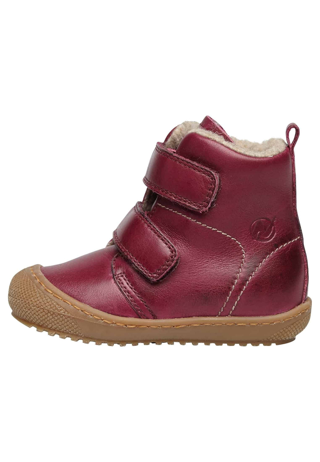 Naturino BUBBLE VL-Stiefeletten aus gefüttertem Nappaleder 18 EU Bordeaux, 18 EU Bordeaux