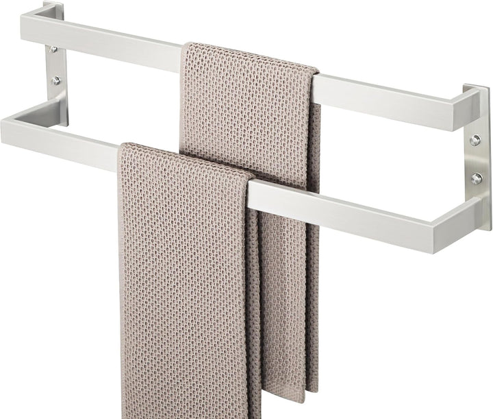 Mooche Handtuchhalter, Handtuchstangen Wandhalterung,Double-Layer Handtuchhalter, 304 Edelstahl Hand