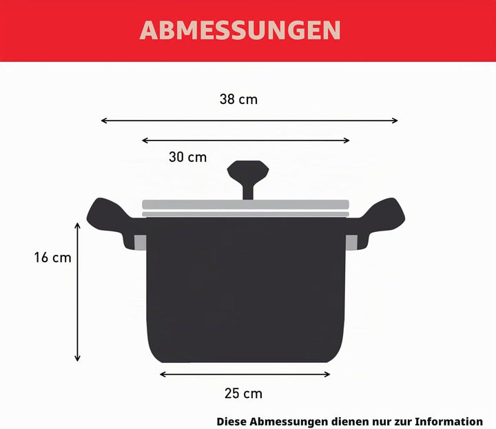 Tefal Intuition XL B8646404 Grosser Edelstahl-Kochtopf 28 cm/8 L, Induktion, 5 Jahre Garantie, Premi