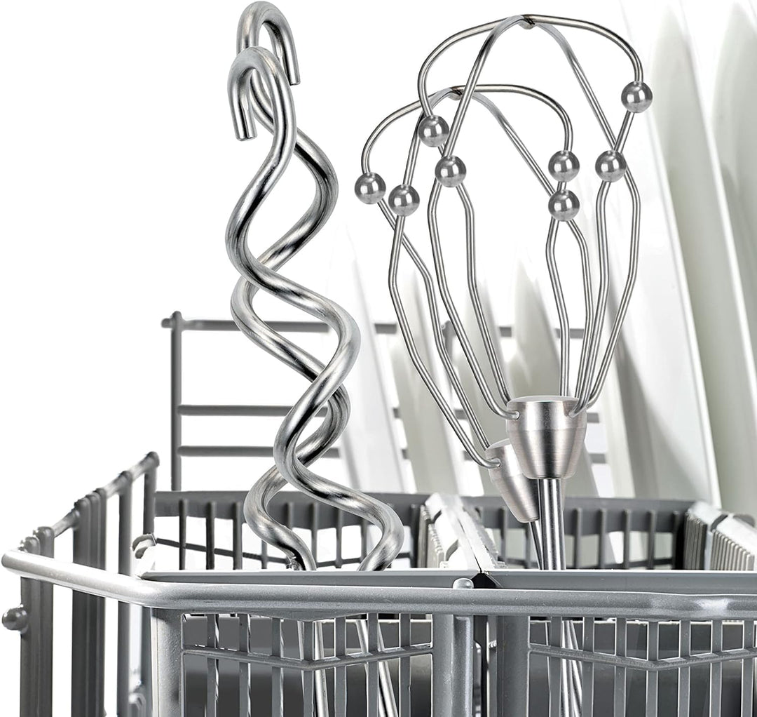 Bosch Handrührer Home Professional Styline MFQ4980B, 5 Stufen, 2 Edelstahl Rührbesen- und Knethaken,