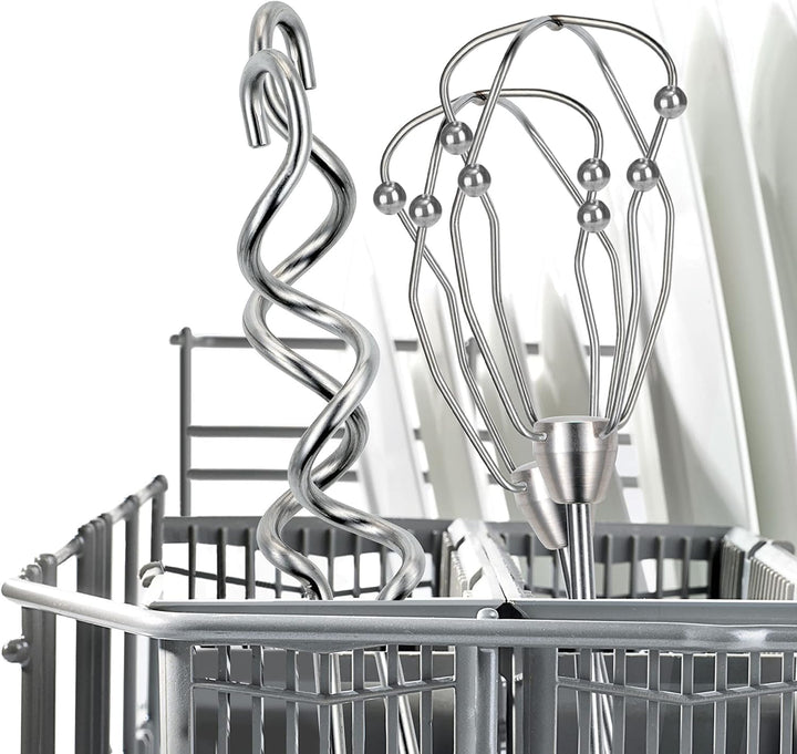 Bosch Handrührer Home Professional Styline MFQ4980B, 5 Stufen, 2 Edelstahl Rührbesen- und Knethaken,