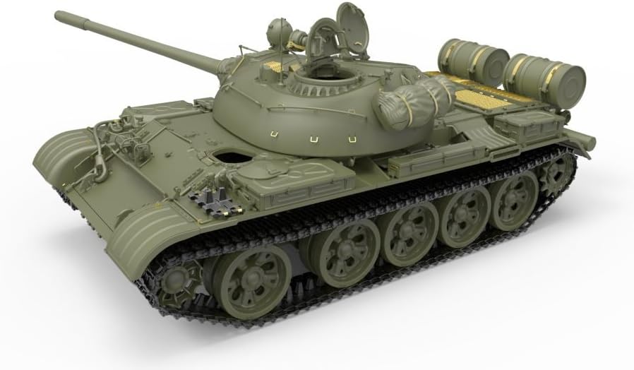 Mini Art 37027 1:35 T-55 Sov. Mittlerer Panzer-originalgetreue Nachbildung, Modellbau, Plastik Bausa