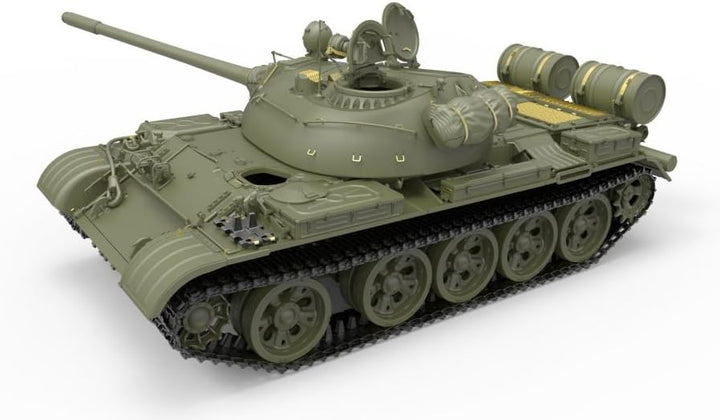 Mini Art 37027 1:35 T-55 Sov. Mittlerer Panzer-originalgetreue Nachbildung, Modellbau, Plastik Bausa