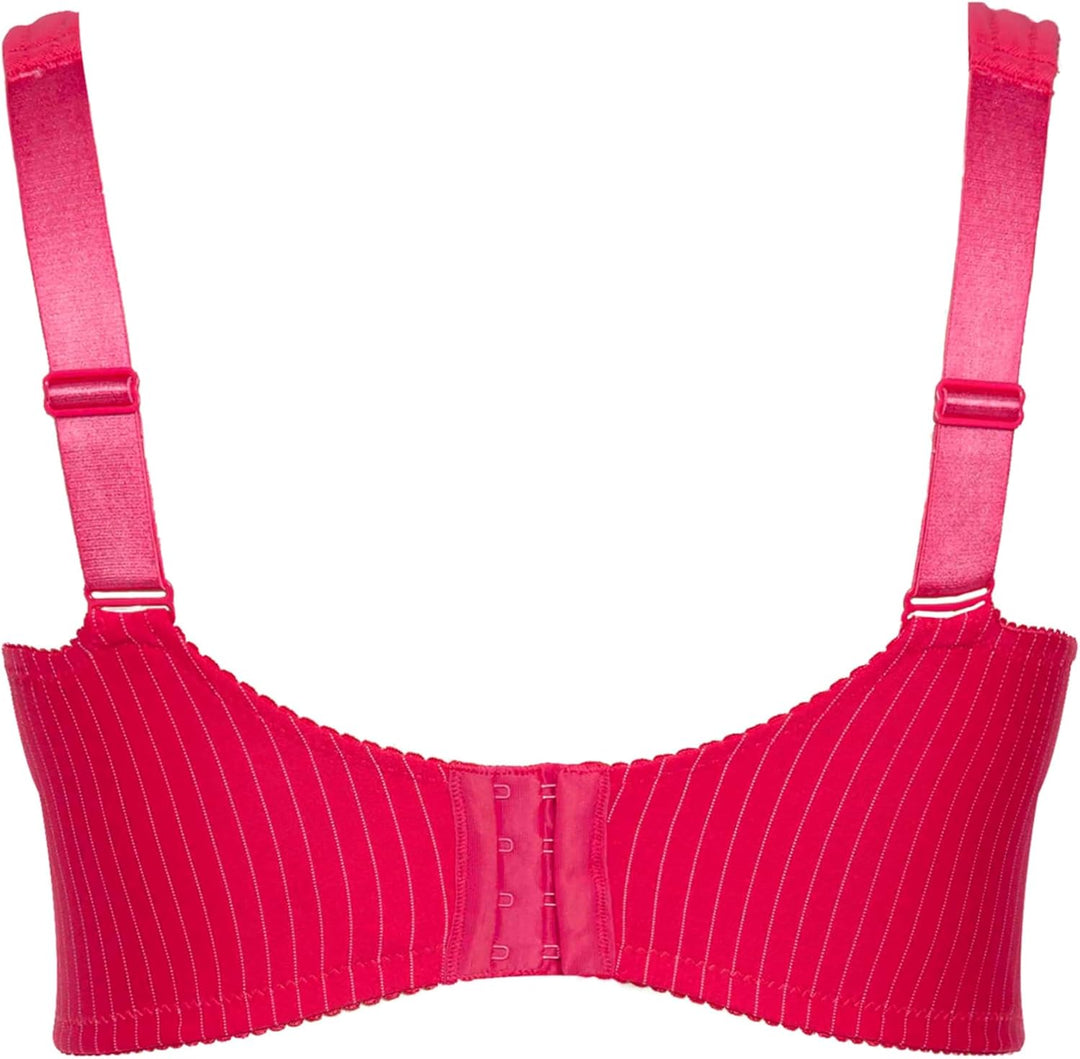 Ulla Popken Damen Entlastungs-BH, Ohne Bügel, Strassanhänger, Cup C - G Bra (1er Pack) 100C Sorbet P