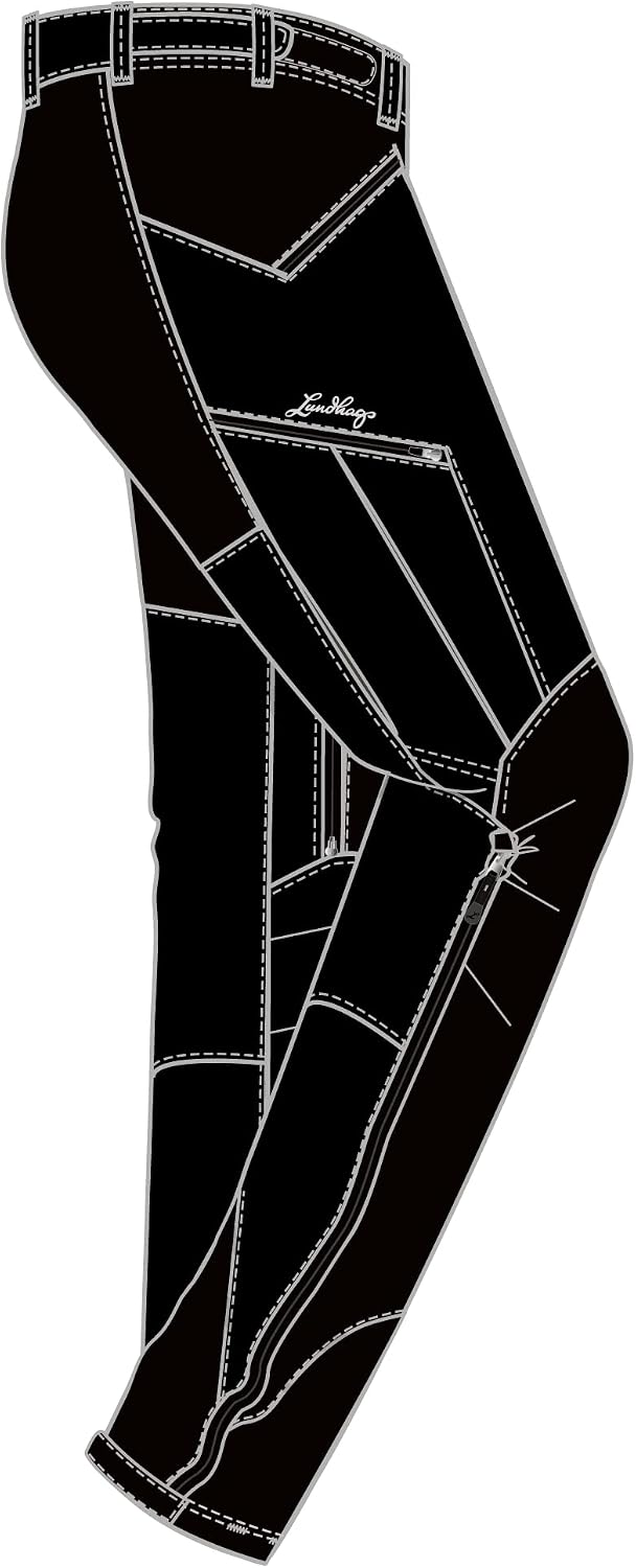 Lundhags Makke Hose Long Herren schwarz