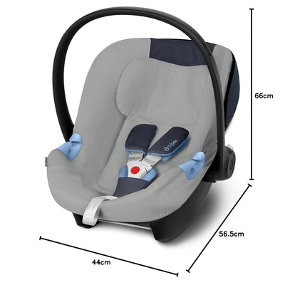 CYBEX Gold Sommerbezug, Für Babyschale Aton M Line, Grau, Grau