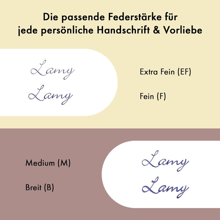 LAMY Lx Füllhalter 090 – Füller aus Aluminium eloxiert in der Farbe Marron (kastanienbraun) mit tran