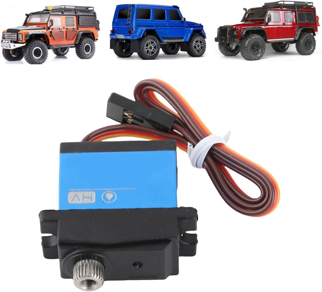 Digitales Servo, 7 Kg Schaltgetriebe Wasserdichtes Servo für Traxxas 1/18 TRX4M RC Ferngesteuertes A