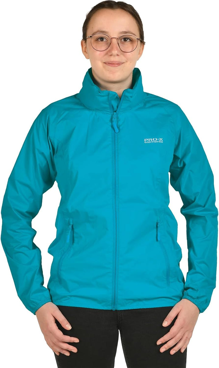 PRO-X elements Damen Pack Able Jacke 36 Türkis, 36 Türkis