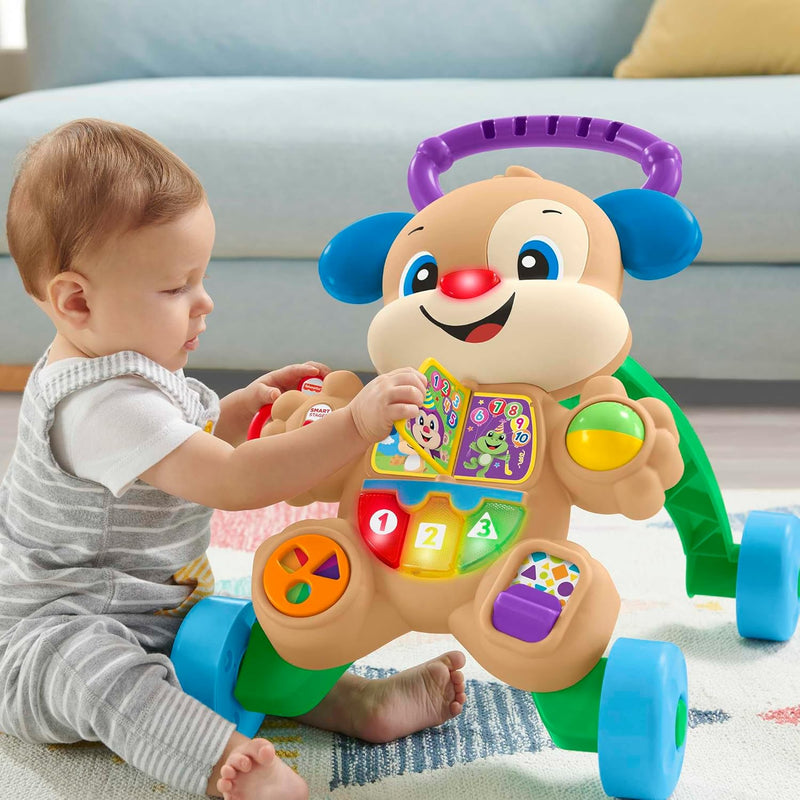 Fisher-Price Lachen und Lernen Lauflernhilfe für erste Schritte, Lauflernhilfe mit Lichtern und Gerä