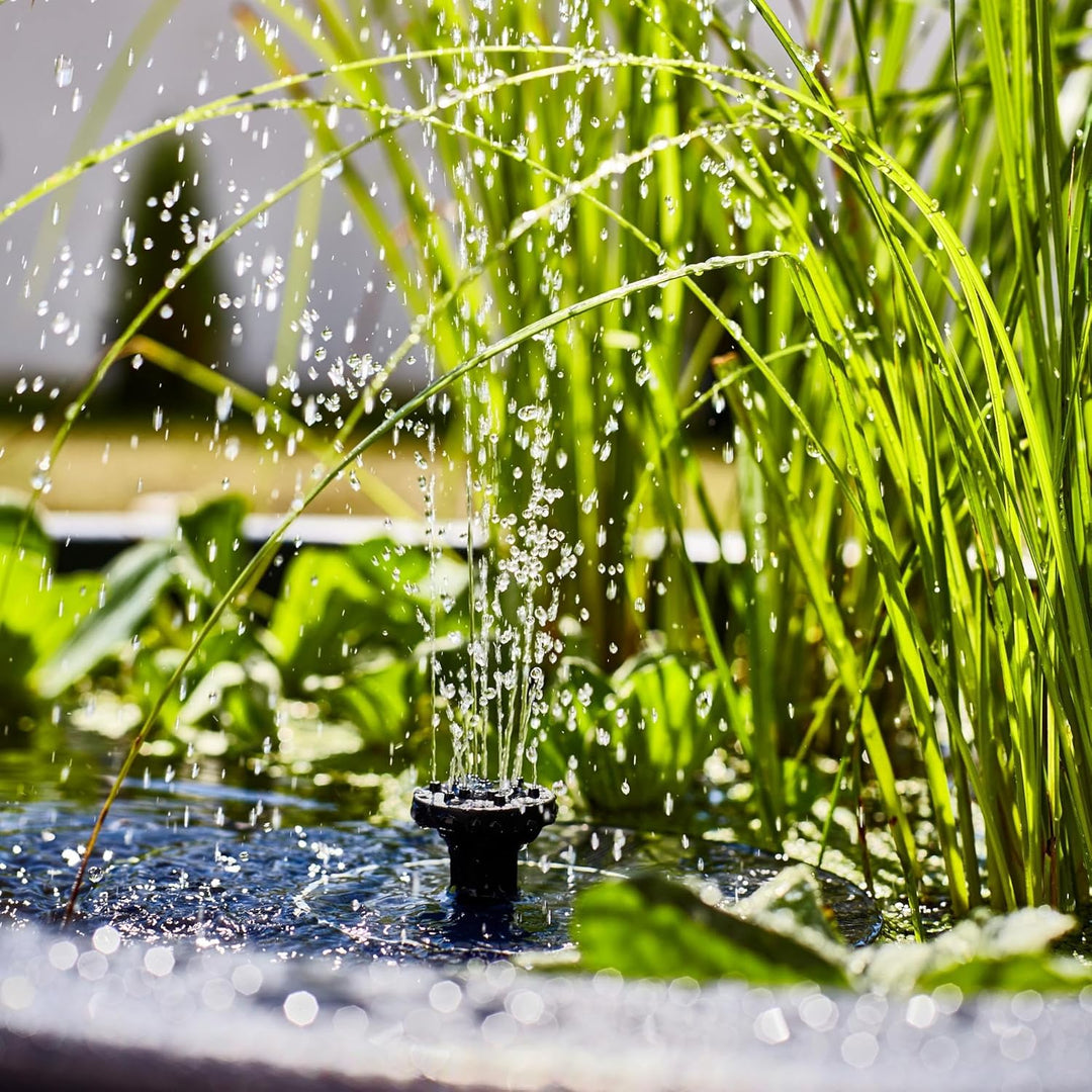 Heissner Solar Wassergarten AQUATOPIA inkl. Wasserspielpumpe - Miniteich, Dekoteich, Balkonteich