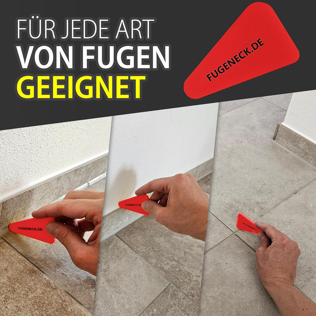 Profi Fugenabzieher - einzigartiges Design mit speziellen Überkanten - 3 verschiedene Fugengrössen -