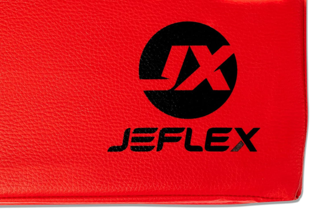 Jeflex - rote klappbare Weichbodenmatte & Turnmatte 100 x 100 x 8 cm MADE IN GERMANY/faltbare Gymnas