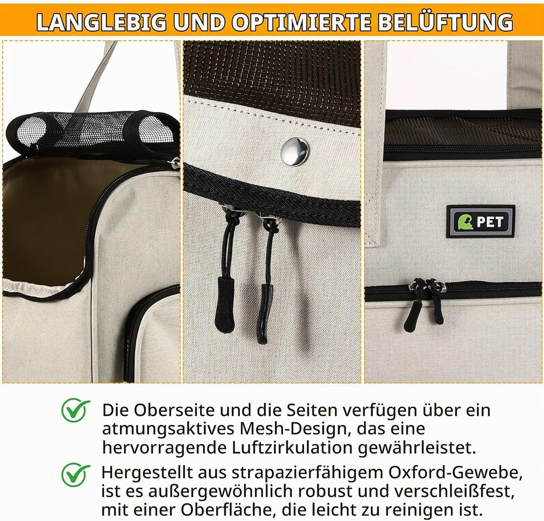 Hunde-Transportbox Tier Hundebox Transporttasche faltbar Hundetasche Haustier, Hundebox Auto Hundeta