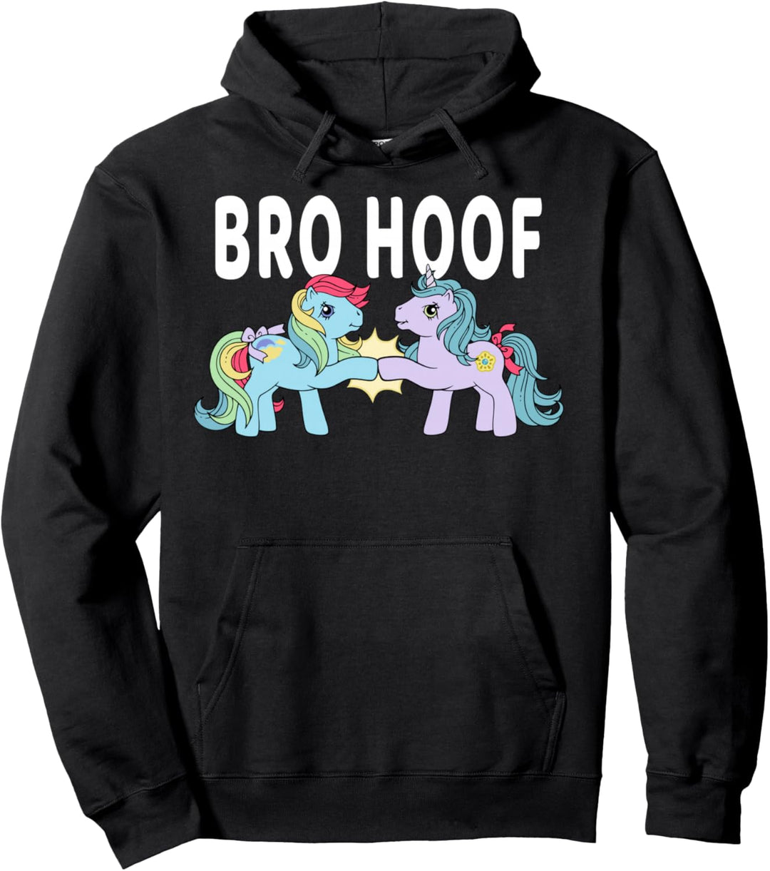 My Little Pony Bro Hoof Vintage Rainbow Ponies Pullover Hoodie