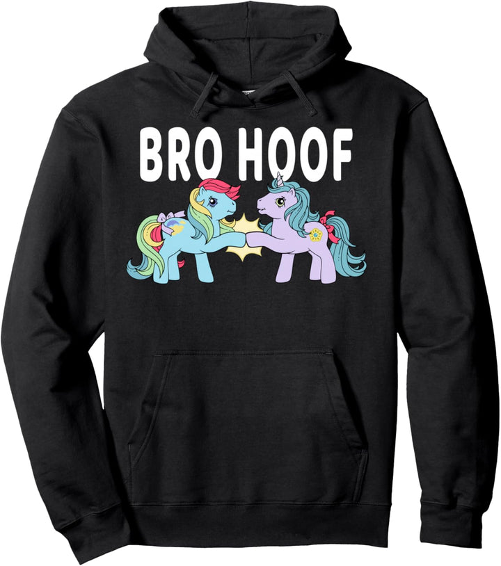 My Little Pony Bro Hoof Vintage Rainbow Ponies Pullover Hoodie