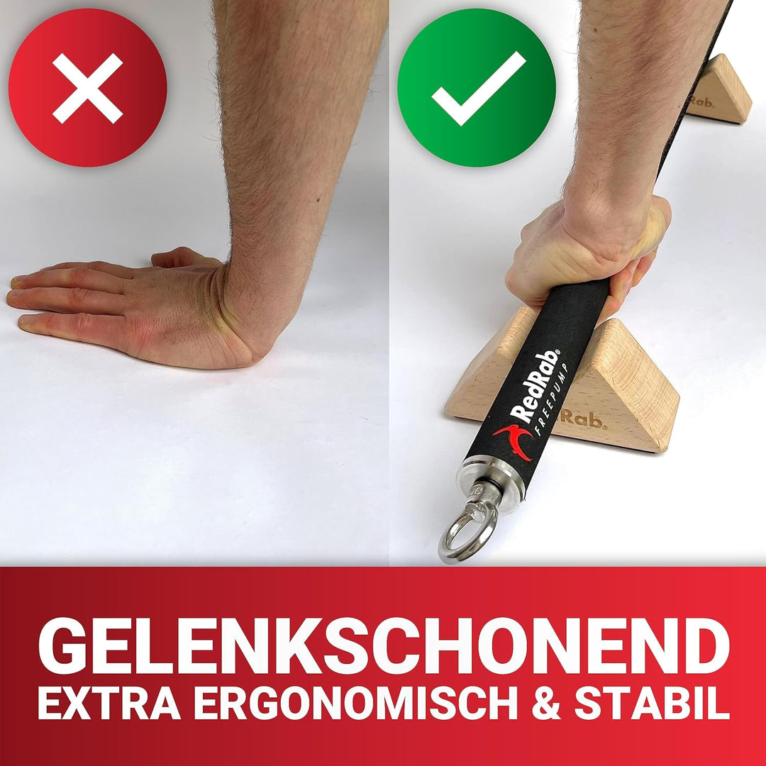 Fitnessbänder Set mit Stange – Fitness Stange für Widerstandsbänder Krafttraining & Pilates Training