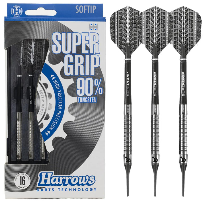 Harrows Supergrip Softdart 90% Tungsten Dartpfeile 18g, 18g