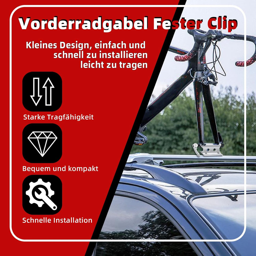 2 Stück Fahrradgabelhalterung, Aluminiumlegierung,Vorderradhalter,passend für Giant, Trek, Cube, Spe