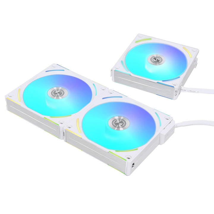 Lian Li PC Lüfter 120mm “AL120 V2” 3er Pack - Lüfter PC für optimale Kühlung - RGB Lüfter 120mm - PC