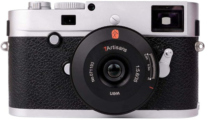 7artisans 35 mm f5.6 Vollformat-Objektiv, manueller Fokus, kompatibel mit Leica M-Mount für Leica M,