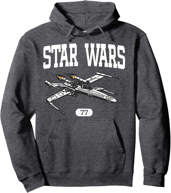 Star Wars X-Wing Side Ways Poster Pullover Hoodie