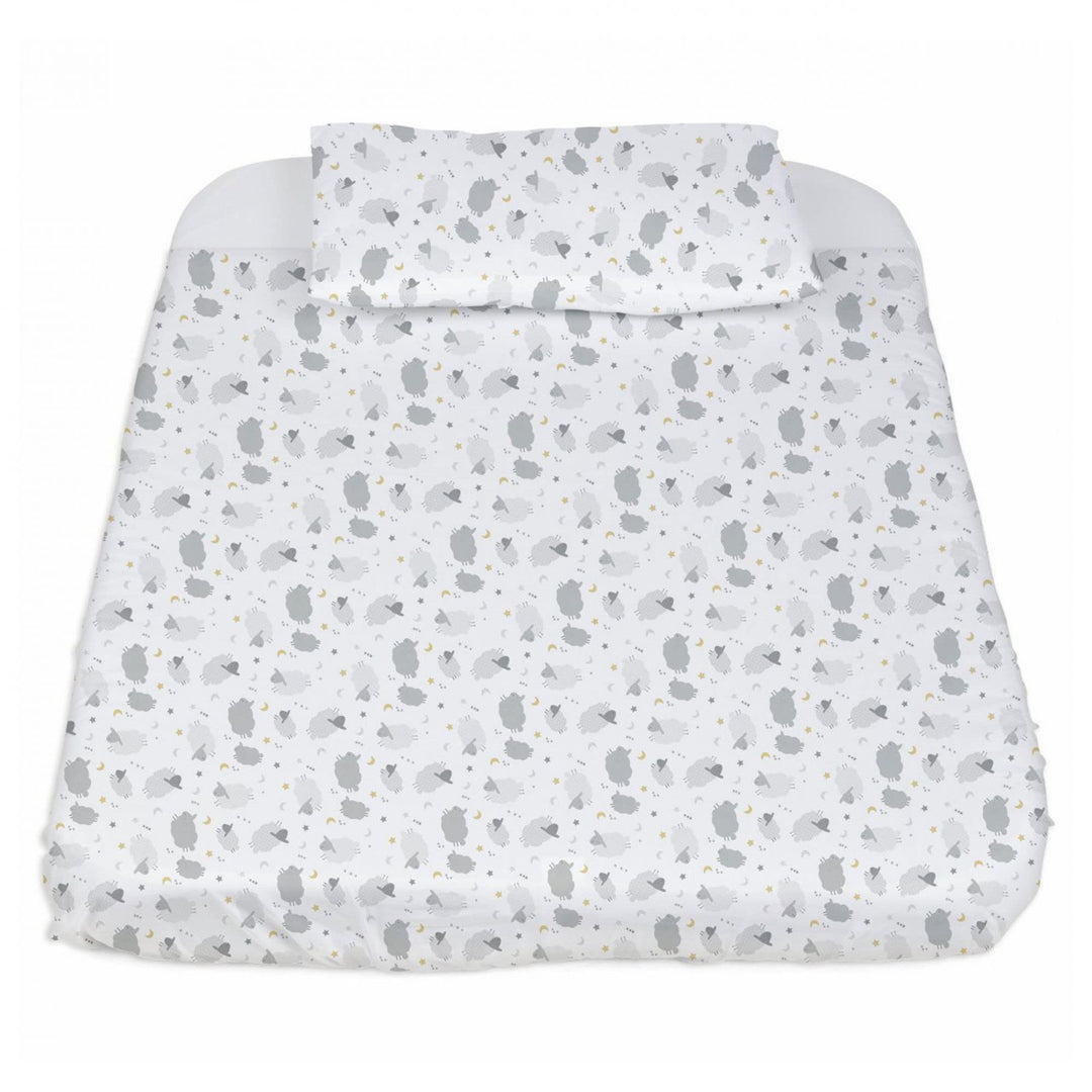 Chicco 3Set Next2ME: BETTWÄSCHESET 3teilig Grey Sheep, Grey Sheep