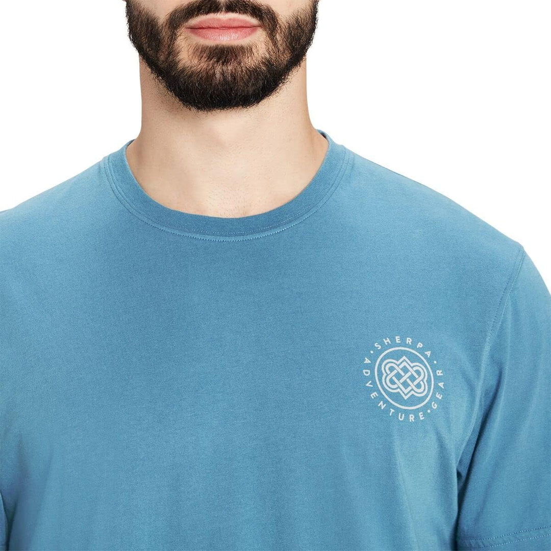 Sherpa Adventure Gear Summit Tee Men S Slate Blue, S Slate Blue