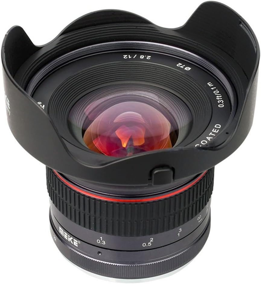 Ultra-Weitwinkelobjektiv MK-12mm-F/2.8 für Micro 4/3 (Olympus und Panasonic Lumix) Ultra-Weitwinkelo