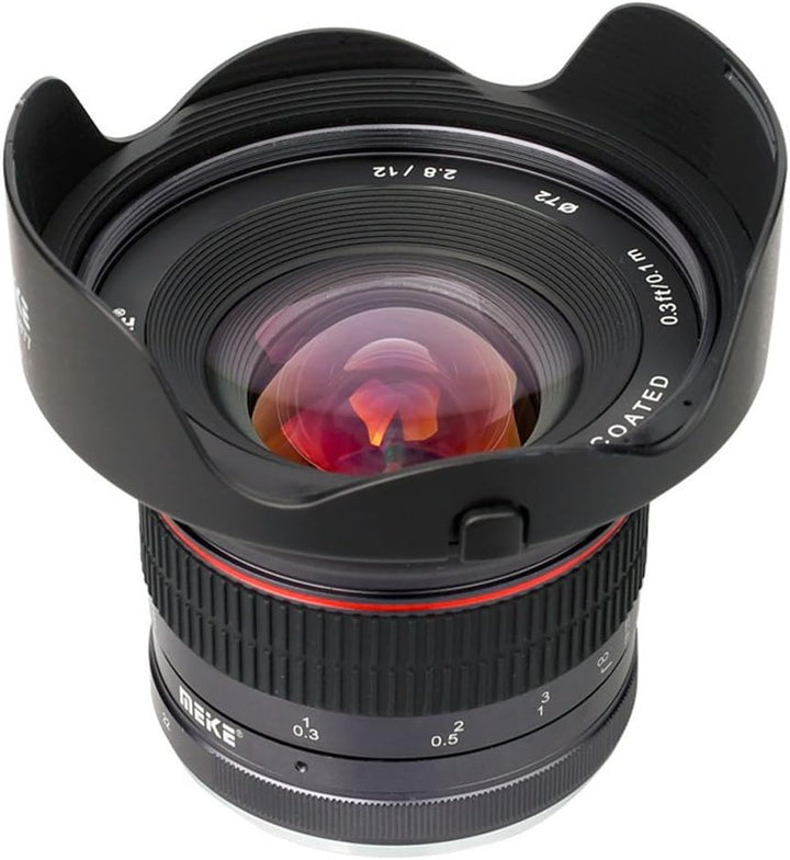 Ultra-Weitwinkelobjektiv MK-12mm-F/2.8 für Micro 4/3 (Olympus und Panasonic Lumix) Ultra-Weitwinkelo